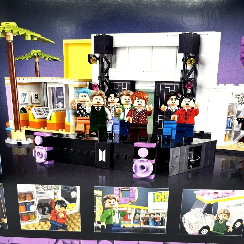 LEGO BTS Dynamite Music Video Set 21339 K-Pop Icons Ideas Retired 749 Pc NEW!